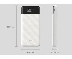 SILIKONIO MAITINIMO KOMPIUTERIS &amp; COMMUNICAT SILICON POWER GP28 Power Bank 10000mAH Baltas