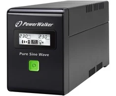 POWERWALK VI 800 SW FR Power Walker UPS Line-Interactive 800VA 2x PL 230V, PURE SINE, RJ11/RJ45,USB,LCD