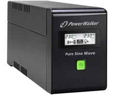POWERWALK VI 800 SW FR Power Walker UPS Line-Interactive 800VA 2x PL 230V, PURE SINE, RJ11/RJ45,USB,LCD