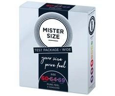 MISTER SIZE Bandomasis paketas Platus 3 vnt. Sklandus