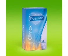 Pasante Healthcare „Pasante Climax“ briaunoti prezervatyvai su šildančiu ir vėsinančiu poveikiu, 12 vnt.
