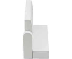 Sieninis šviestuvas V-tac 17W LED paviršinis lauko šviestuvas, baltas, 4000K