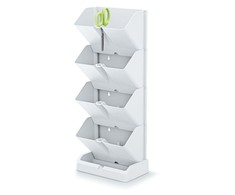 Prosperplast Vertikalus baltas gėlių stovas