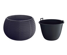Prosperplast Gėlių vazonas, antracito spalvos, DKSP370-S433