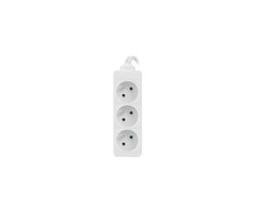 LANBERG PS0-03E-0150-W 1.5M Baltas 3X 230V Lanter EXTENSION PL. CABLE FROM FULL COPPER