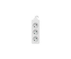 LANBERG PS0-03E-0150-W 1.5M Baltas 3X 230V Lanter EXTENSION PL. CABLE FROM FULL COPPER