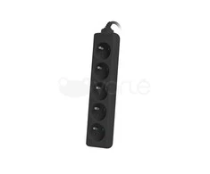 LANBERG PS0-05E-0150-BK 1.5M Juodas 5X 230V Lanter EXTENSION PL. CABLE FROM FULL COPPER