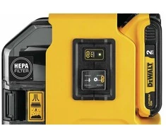 Dulkių surinkimo sistema DeWalt DWH161N-XJ; 18 V; (be akumuliatoriaus ir pakrovėjo)