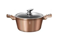 4,5 l troškintuvas 24 cm BERLINGER HAUS METALLIC LINE ROSE GOLD BH-1515-N