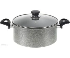 Ballarini Puodas BALLARINI Ferrara su 2 rankenos ir dangtelis granitas 24 cm FERG25D.24D