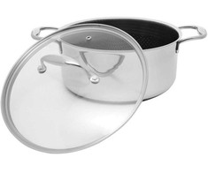 Puodas - Kohersen Juodas Kubas 24 Cm Su Dangčiu
