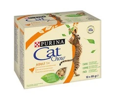 Purina Nestle Drėgnas Kačių Maistas - PURINA Cat Chow Vištiena Ir Cukinija 10x85g