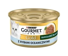 Purina Nestle Drėgnas Kačių Maistas - Purina Gourmet Gold Su Jūros Žuvimi - 85g