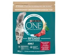 Purina Nestle Sausas Kačių Maistas - Purina One Bifensis Suaugusiųjų Jautiena 800 G