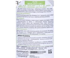 Garnier Skin Naturals micelinis skystis normaliai ir mišriai odai, 400 ml