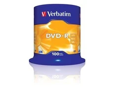 Verbatim DVD-R Matt Sidabrinis 4,7 GB 100 vnt