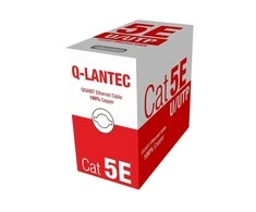 Tinklo Kabelis - Q-LANTEC KIU5OUTS305Q Cat5e 305 m Juodas