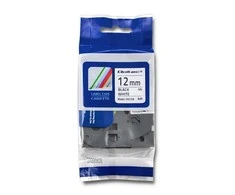 QOLTEC Tape for BROTHER TZe-231 12mm x 4m Baltas / Juodas overprint