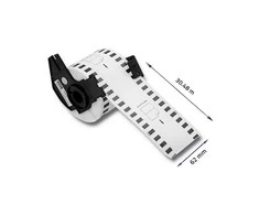 QOLTEC Tape for BROTHER DK-22205 62mm x 30.48m Baltas / Juodas overprint Volelis su rankena