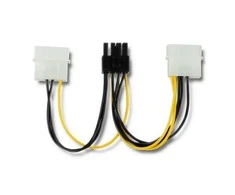 QOLTEC 50433 Qoltec Adapteris 2x MOLEX female PCI-E 8 pin 15cm