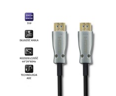 QOLTEC 50472 Qoltec HDMI Cable v2.0 A male HDMI A male AOC 20m