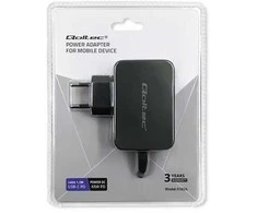 QOLTEC 51024 Charger 65W / 5-20V / 3-3.25A / USB type C / PD / Juodas