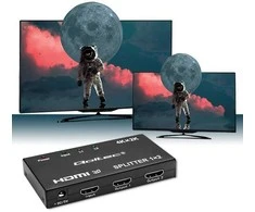 „Qoltec“ aktyvus skirstytuvas 2 x HDMI 4K x 2K | 3.4 Gb/s | Didelis stabilumas