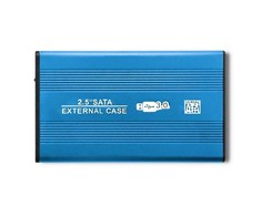 QOLTEC išorinio kietojo disko dėklas HDD/SSD 2.5" SATA3 USB 3.0 Mėlyna