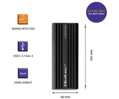 Išorinio kietojo disko dėklas Qoltec 52270
