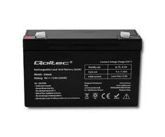 QOLTEC AGM baterija 6V 12Ah