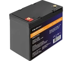 „Qoltec LiFePO4“ ličio-geležies-fosfato akumuliatorius | 12,8 V | 50 Ah | 640 Wh | BMS