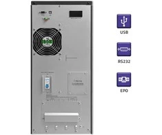QOLTEC 53982 UPS / On-line / Pure Sine Wave / 6kVA / 4,8kW / LCD / USB