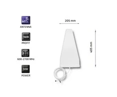 QOLTEC 57021 4G LTE antena 18 dBi lauko