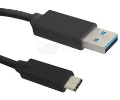 QOLTEC 50420 kabelis USB 3.1 C tipo kištukas USB 3.0 A kištukas 0,25 m