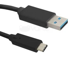 QOLTEC 50492 kabelis USB 3.1 tipo C kištukas USB 3.0 A kištukas 1,5 m