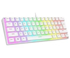 Klaviatūra Rampage RADIANT K11 RGB Raudonas Baltas