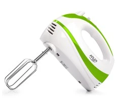Plakiklis Adler | Mixer | AD 4205 g | Hand Mixer | 300 W | Greičių skaičius 5 | Turbo mode | Baltas/Žalias