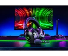 Žaidimų Ausinės Razer Kraken V3 HyperSense, USB jungtis, Chroma RGB, Juodos