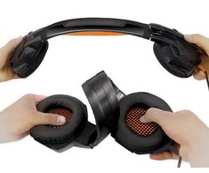Ausinės REAL-EL GDX-7700 SURROUND 7 juodos spalvos, SURROUND 7.1