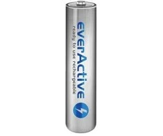 Rechargeable batteries everActive Ni-MH R03 AAA 800 mAh Sidabrinis Line - 2 pieces