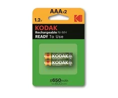 Kodak Akumulatorki Ni-MH baterie AAA, 2-pack