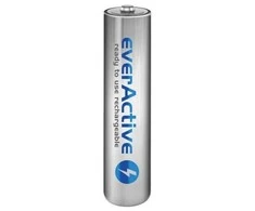Įkraunamos baterijos „everActive Ni-MH R03 AAA“ 800 mAh „Sidabrinis Line“ - 2 vnt.