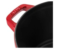 Staub La Cocotte apvalus ketaus troškinimo indas -- 3 VIENŲ RINKINYS