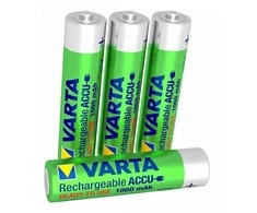 VARTA HR03 AAA Recharge Accu Power 1000 mAh 05703 Rechargeable batteries 4 pc(s) Žalias, Geltona