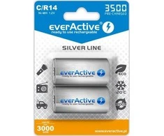 Akumuliatorius EverActive Sidabrinis Line R14/C Ni-MH 3500mAh
