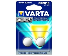 Varta CR2016 ličio baterija 3v 2 vnt