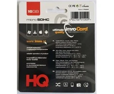 IMRO atminties kortelė Micro SD 16GB su adapteriu SD