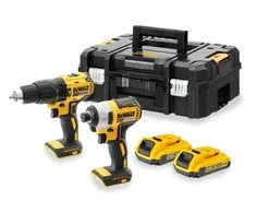 DeWALT Akumuliatorinių įrankių komplektas DCK2060D2T-QW 18V 2x2.0Ah TSTAK II