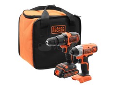 Black &amp; Decker Rinkinys narzędzi Juodas &amp; Decker BCK21S1S-QW