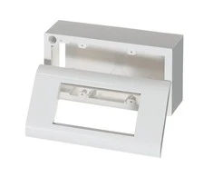 Komplektas 2M Alantec baltas Box + atrama + rėmas 90x45